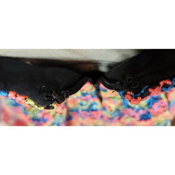 Tracy Reese Anthropologie Dress Size 6 Neon Bright Colors Spring Bold Print - Picture 6 of 16